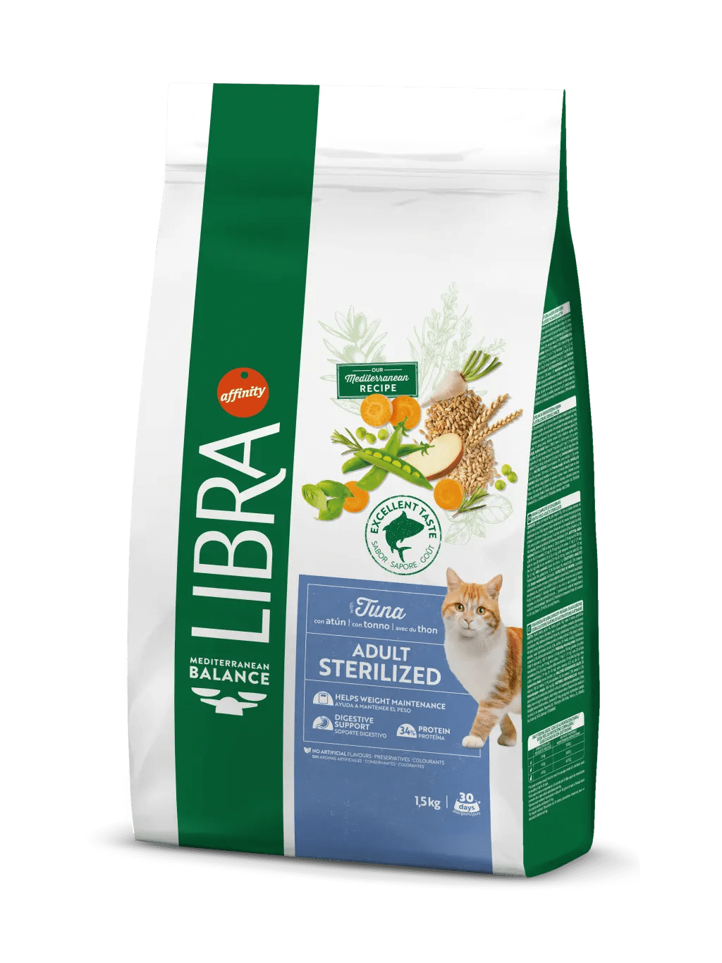 LIBRA Adult Sterilized Tuna | Pienso con atún para gatos adultos esterilizados