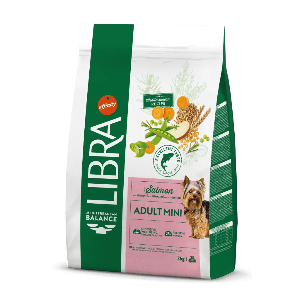 LIBRA Adult Mini Salmon | Pienso con salmón para perros adultos pequeños